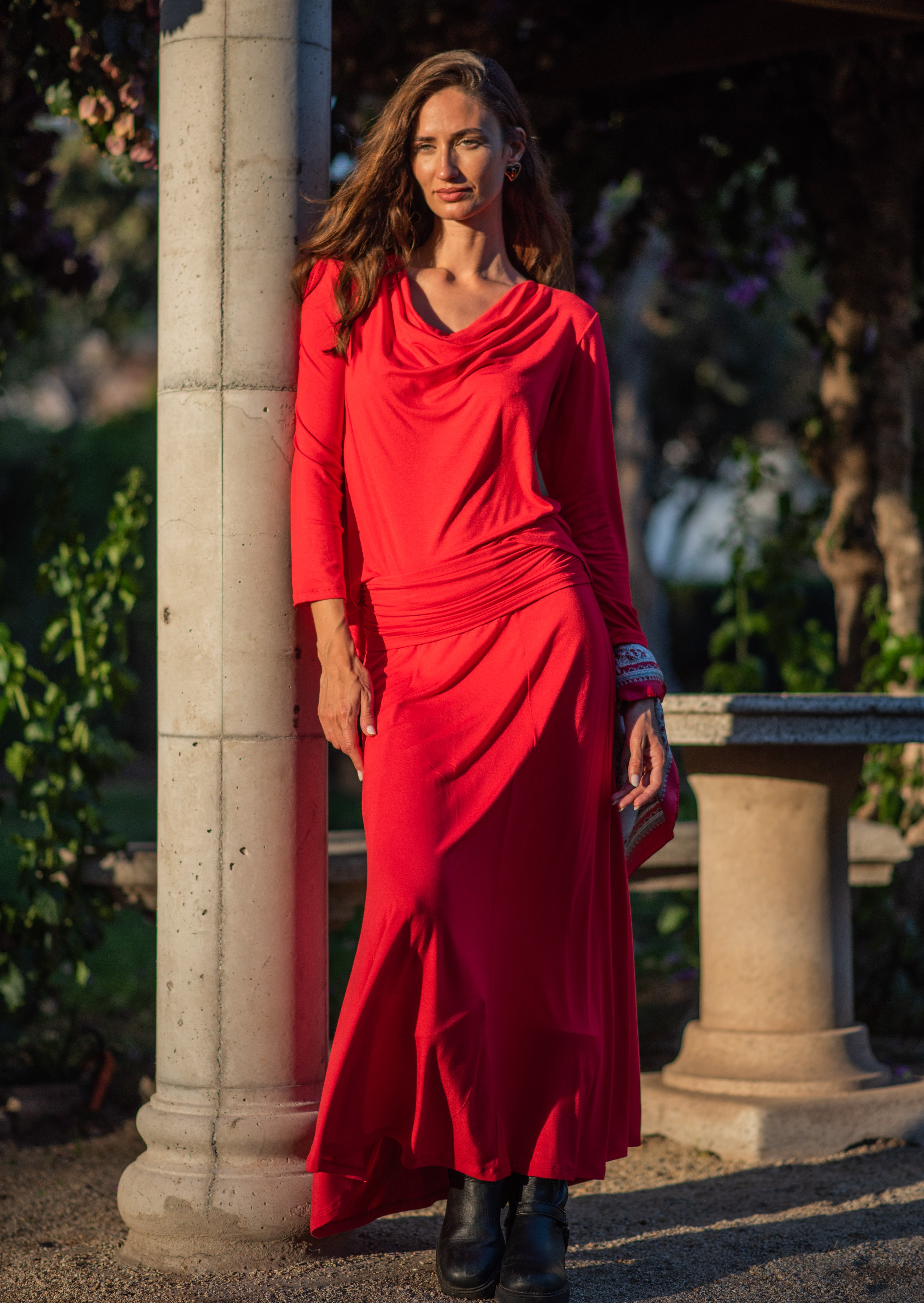 POLERA CUELLO DRAPEADO