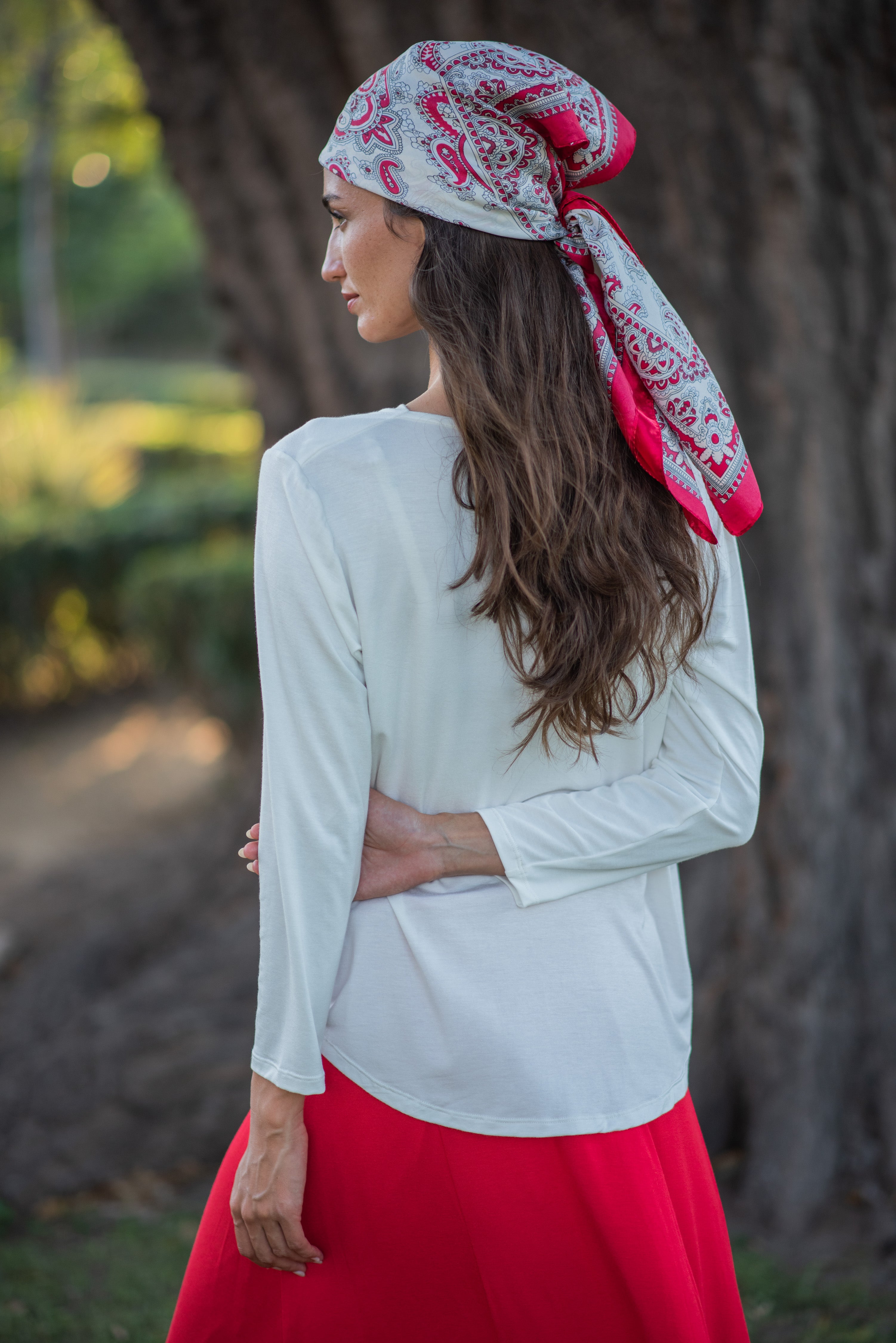 POLERA CUELLO DRAPEADO