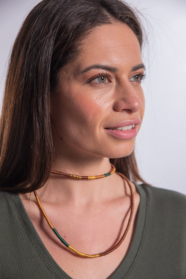 COLLAR EMBARRILADO DOBLE COBRE