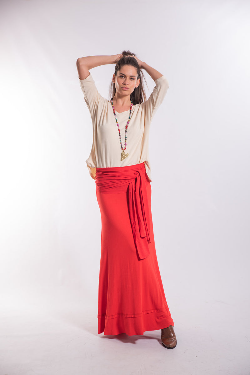 FALDA COLLERETE