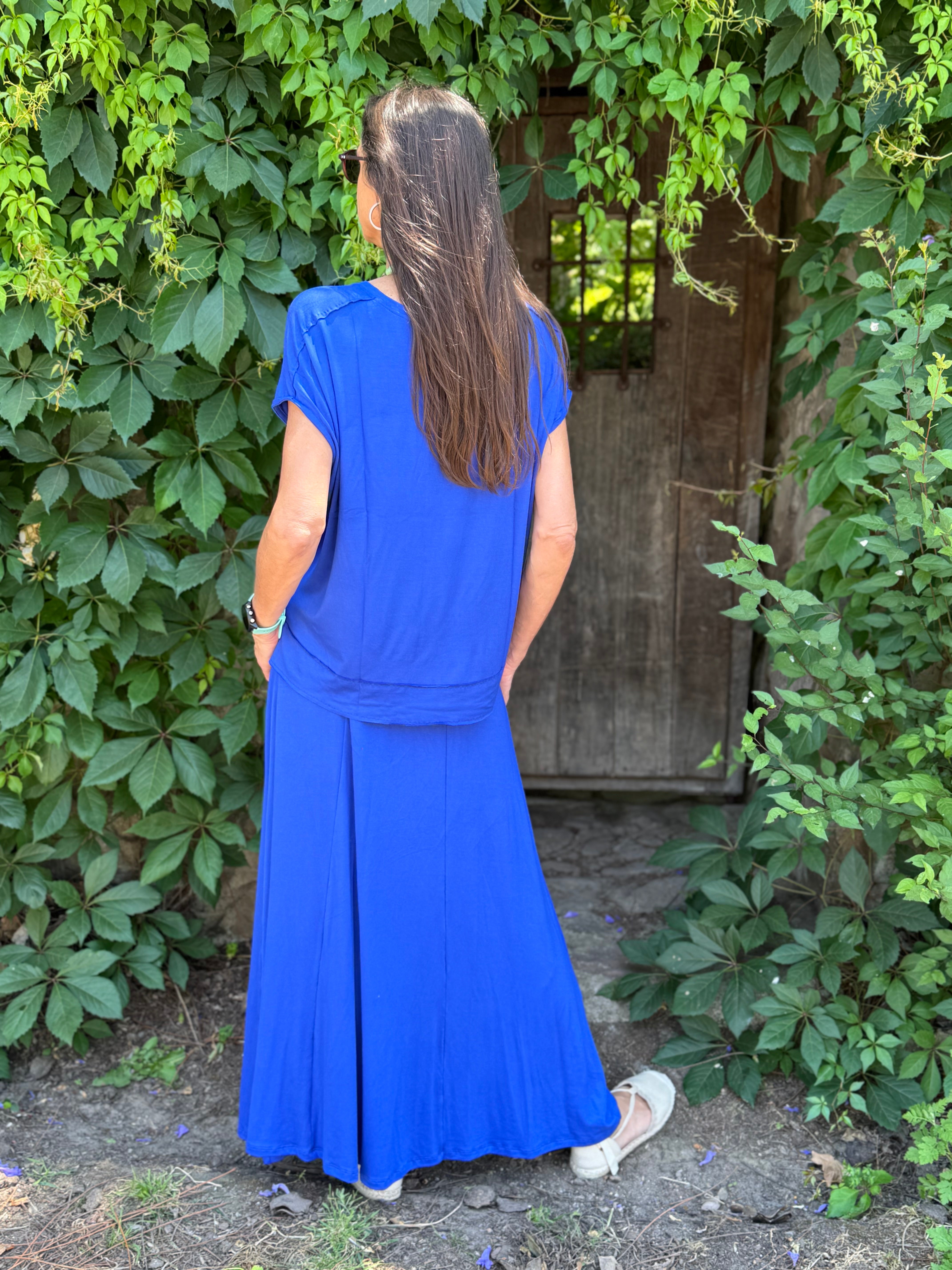 POLLERA PRETINA RECOGIDA