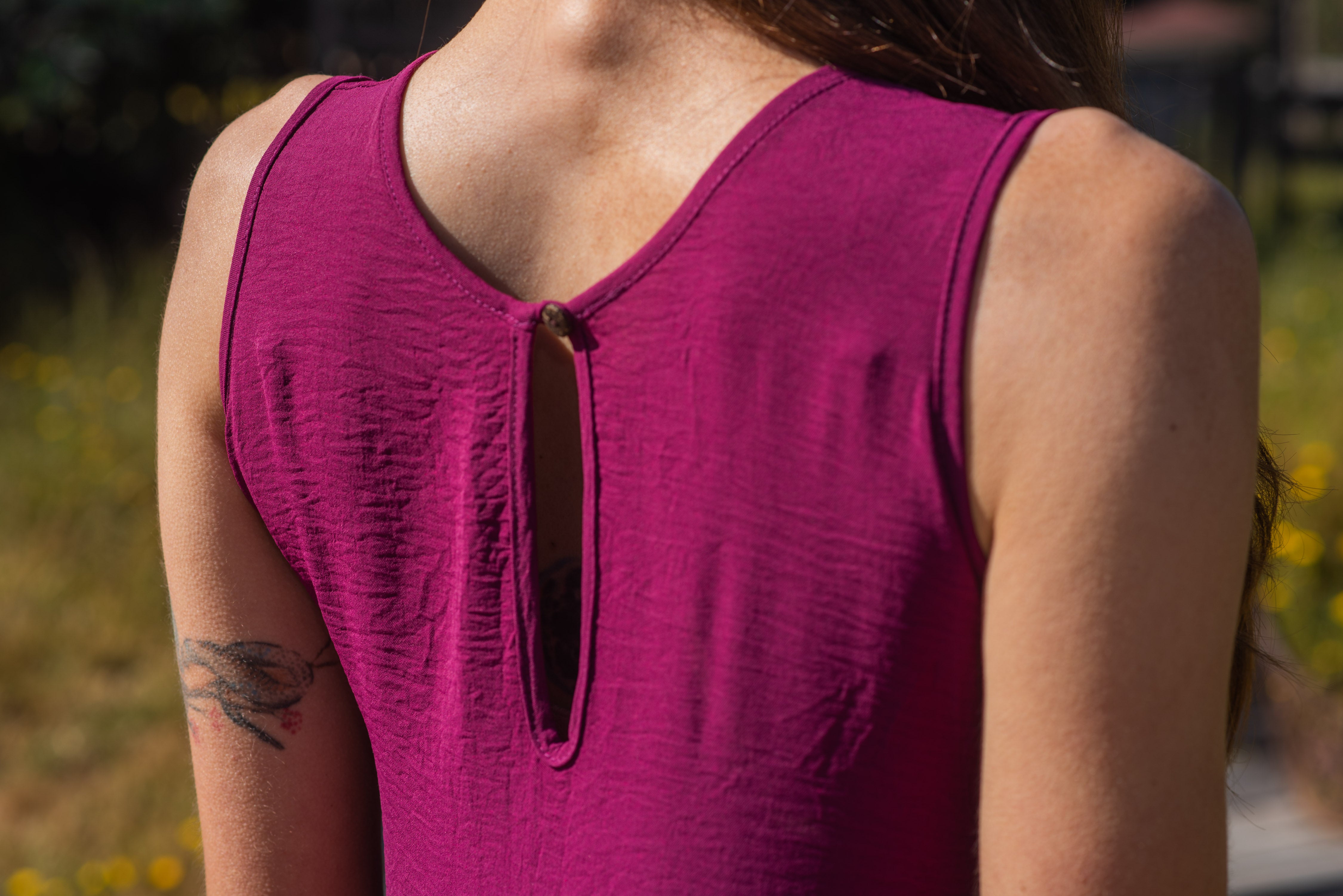 VESTIDO MARCELA GUINDA