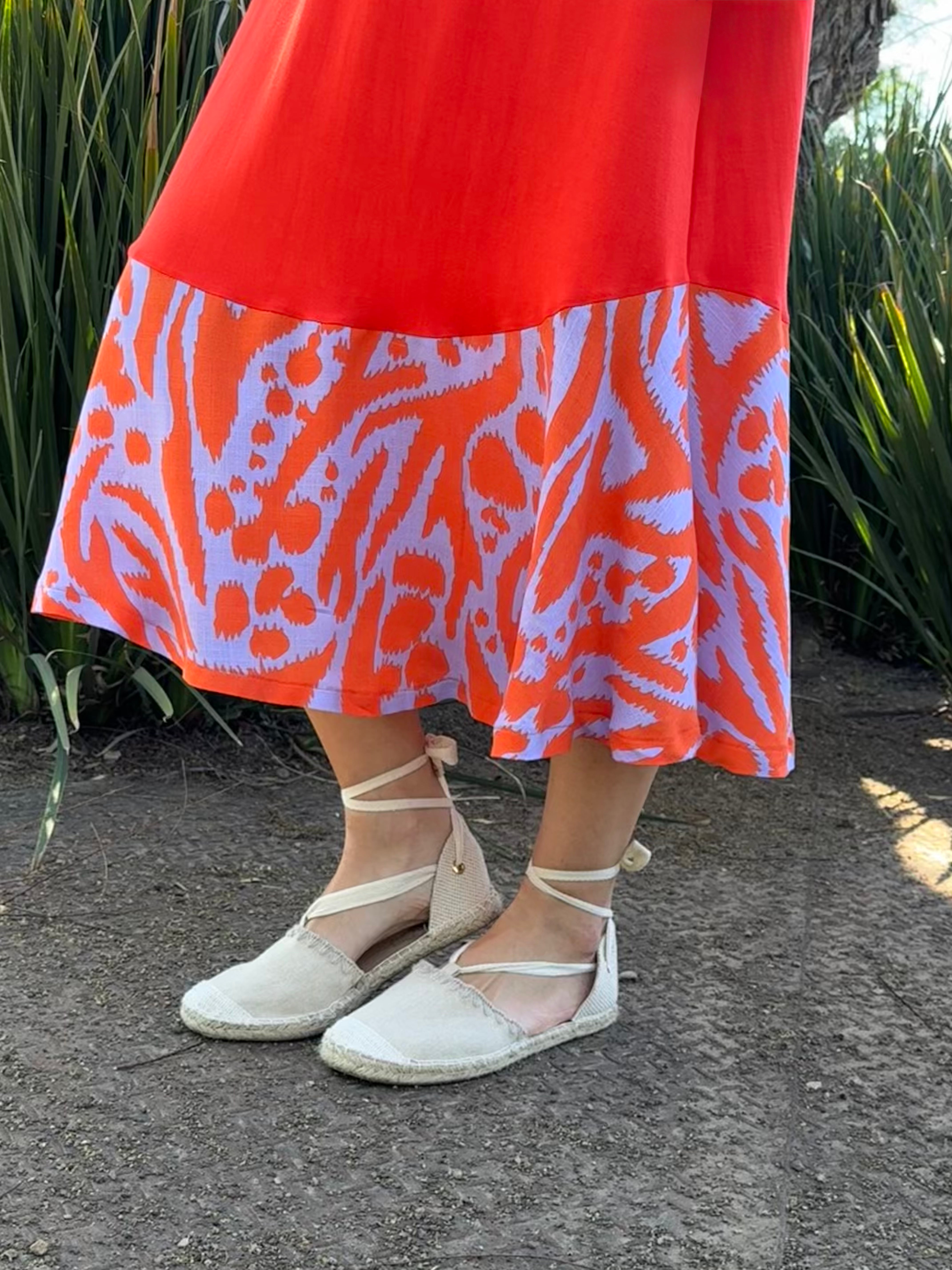 VESTIDO LUISA BICOLOR