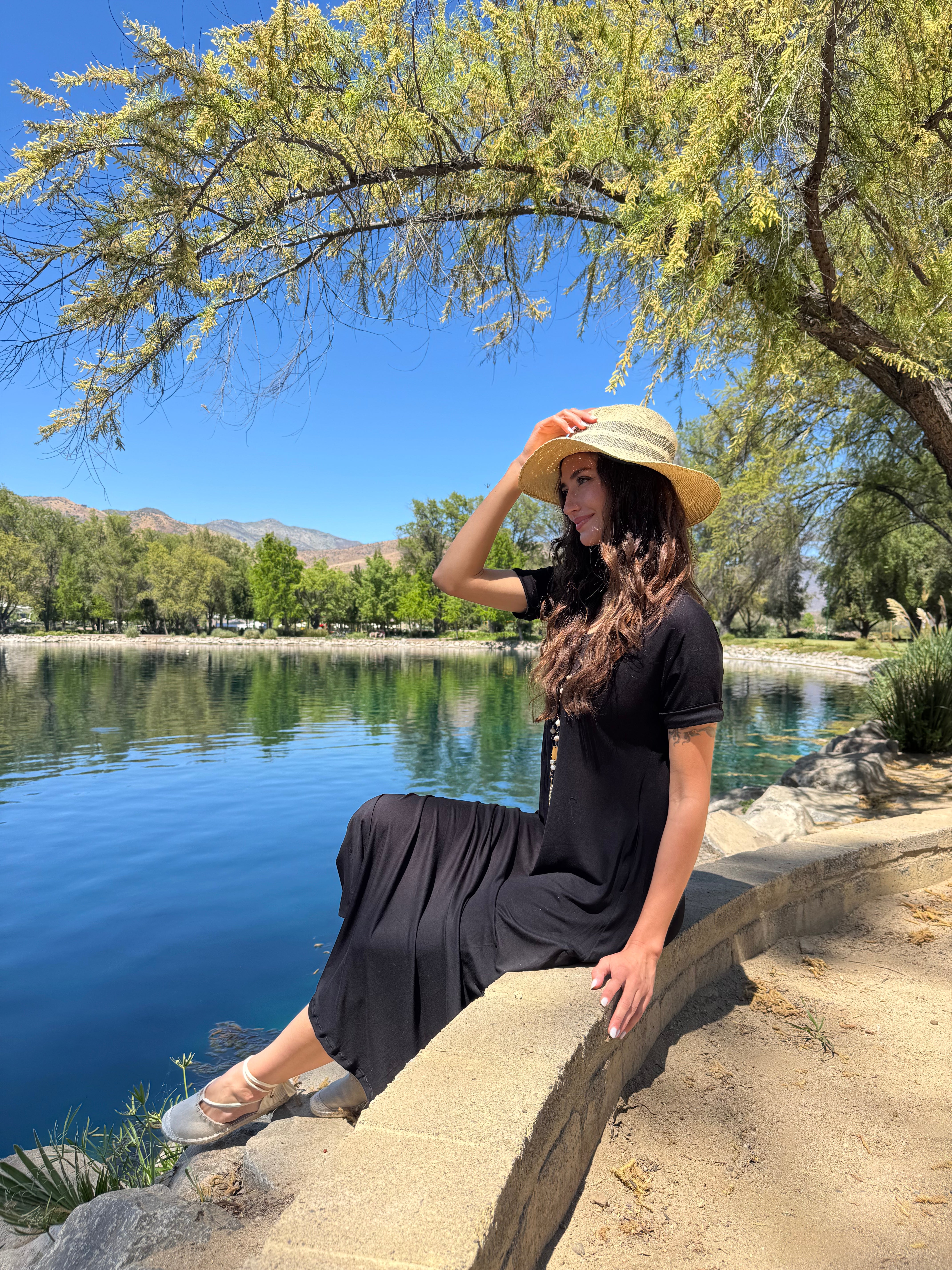 VESTIDO FLORIANÁPOLIS NEGRO