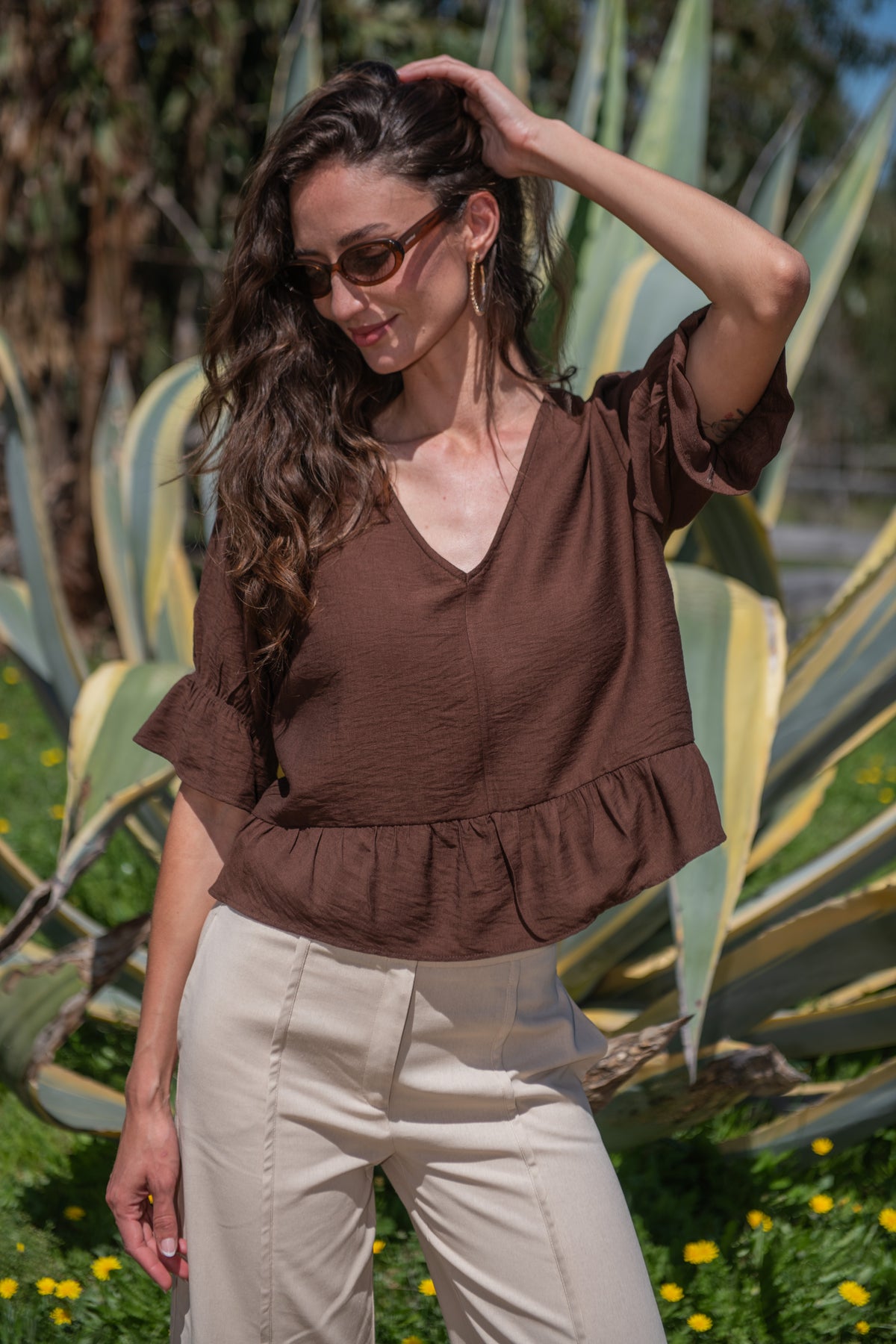 BLUSA MALLORCA CAFÉ