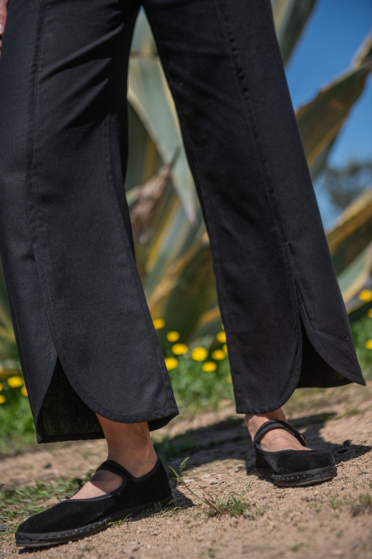 PANTALÓN LINO BEA NEGRO