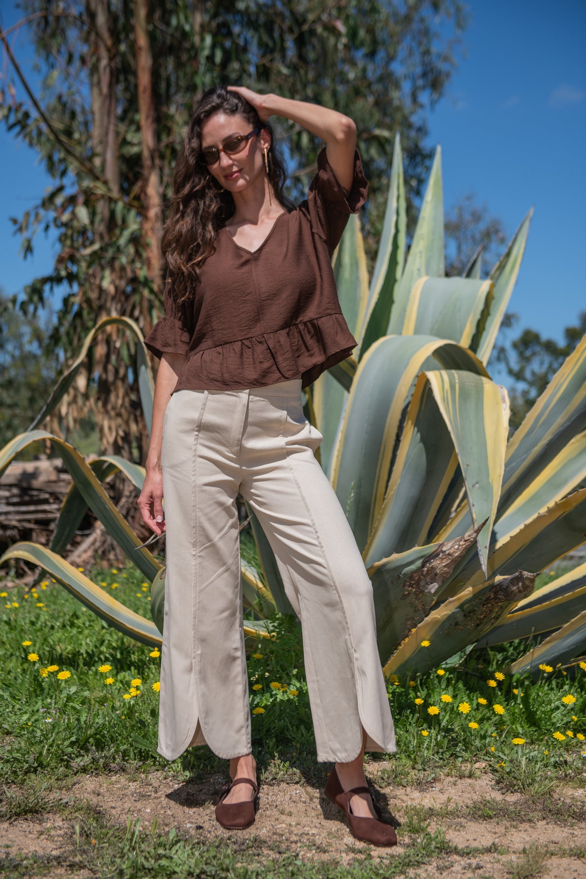 BLUSA MALLORCA CAFÉ