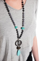 COLLAR PIEDRA AGATA/ONIX 10