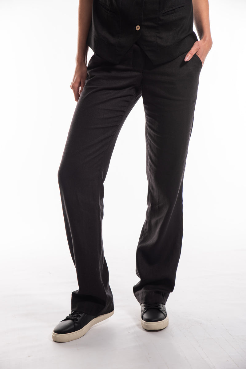 PANTALON LINO HEBILLA PASADA