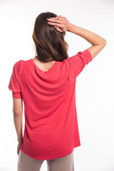 POLERA MANGA PLISADA