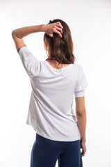 POLERA MANGA PLISADA
