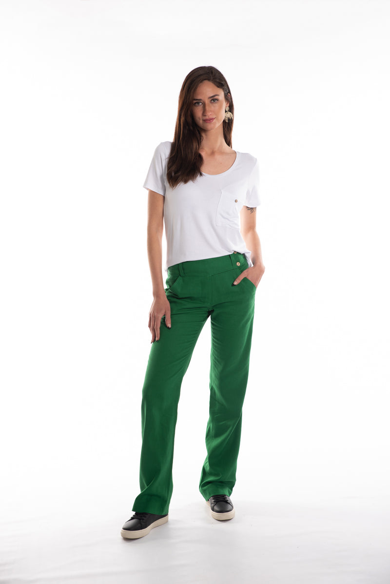 PANTALON LINO HEBILLA PASADA